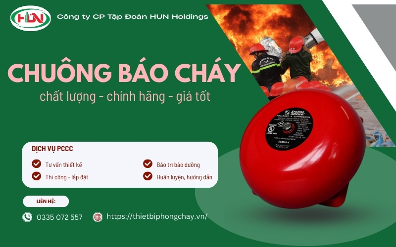 Chuông báo cháy ở đâu chính hãng giá tốt - Có tem kiểm định