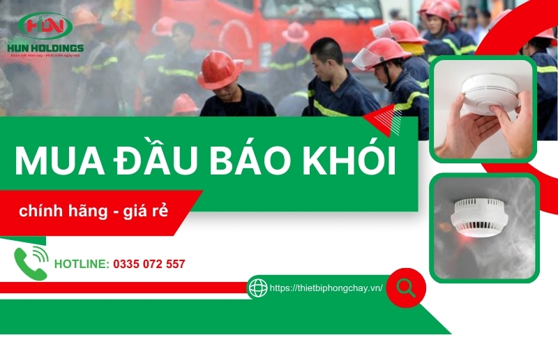 Mua đầu báo khói ở đâu chính hãng giá rẻ? Báo giá chi tiết từng loại?