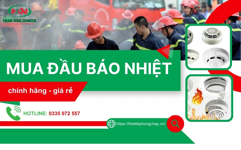 Địa chỉ phân phối đầu báo nhiệt chính hãng giá rẻ