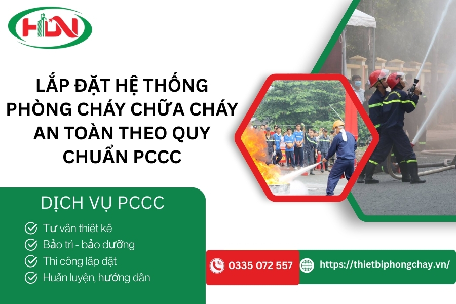 Lắp đặt Hệ thống Phòng cháy Chữa cháy an toàn theo quy chuẩn PCCC