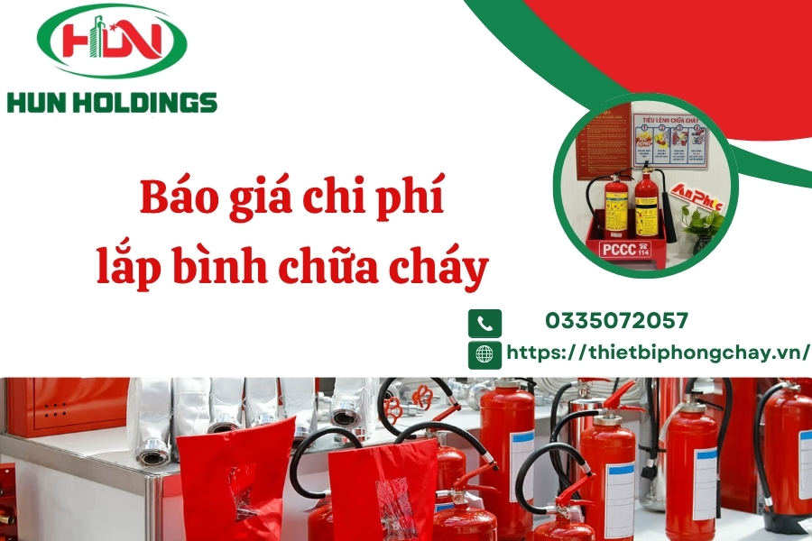Báo giá chi phí lắp bình chữa cháy