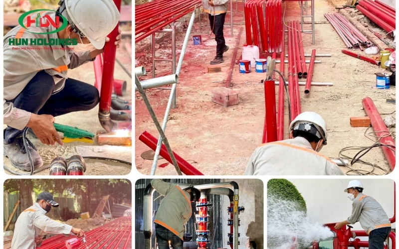 Dịch vụ PCCC: Thi công lắp đặt hệ thống PCCC