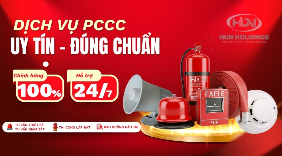 Dịch vụ PCCC: Tư vấn thiết kế, giám sát - Thi công lắp đặt - Bảo trì bảo dưỡng thiết bị PCCC