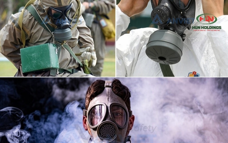 Bảng báo giá Thiết bị Phòng cháy Chữa cháy mới nhất 12 Mặt nạ chống khói giúp lọc khí độc và khói trong đám cháy nhờ phin lọc chứa than hoạt tính.